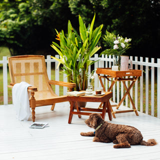 Side tables rattan cane indoor outdoor living