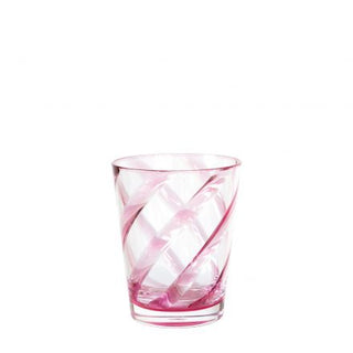 Spiral acrylic tumbler rose