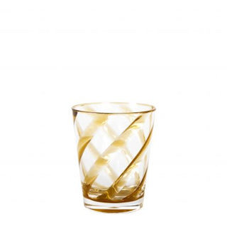 Spiral acrylic tumbler yellow