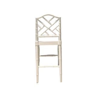 Chinese Chippendale Bar Stool