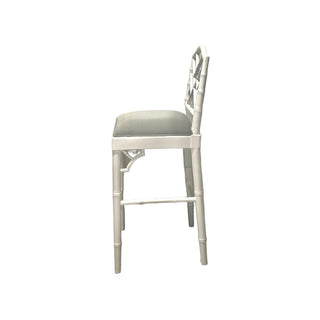 Chinese Chippendale Bar Stool